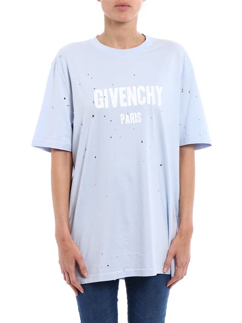 givenchy baby blue t shirt|Givenchy t shirt men price.